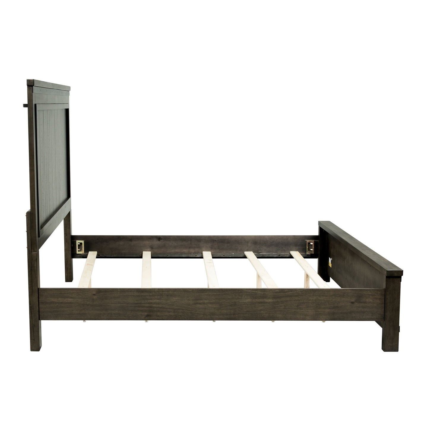 Thornwood Hills - California King Panel Bed - Dark Gray