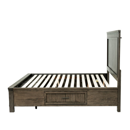 Thornwood Hills - Queen Two Sided Storage Bed - Dark Gray