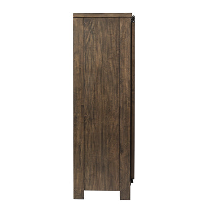 Thornwood Hills - Sliding Door Chest - Dark Gray