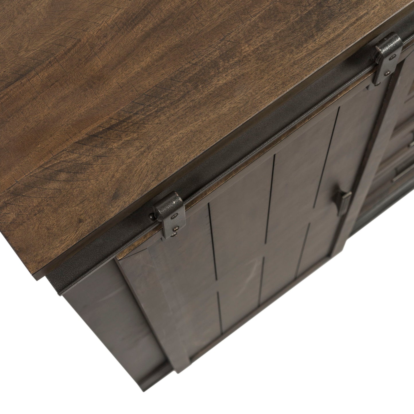 Thornwood Hills - Sliding Door Chest - Dark Gray