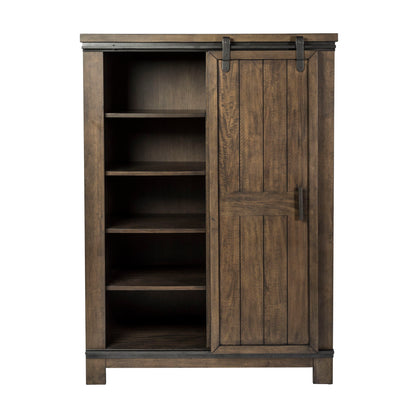 Thornwood Hills - Sliding Door Chest - Dark Gray