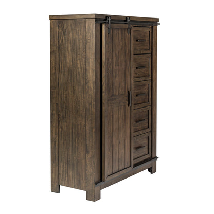 Thornwood Hills - Sliding Door Chest - Dark Gray