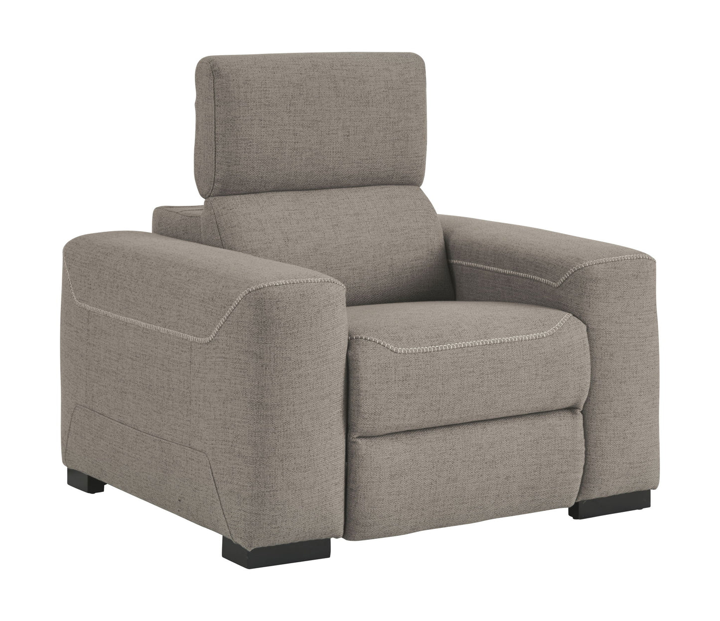 Mabton - Gray - Pwr Recliner/Adj Headrest