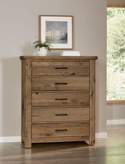 Yellowstone - 5 Drawer Chest - Chestnut Natural