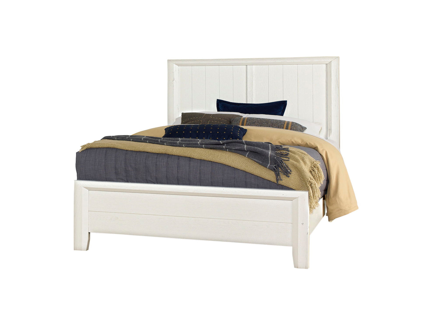 Yellowstone - California King Bed - White