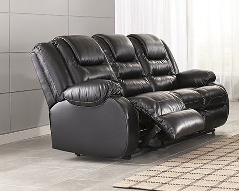 Vacherie - Black - Reclining Sofa