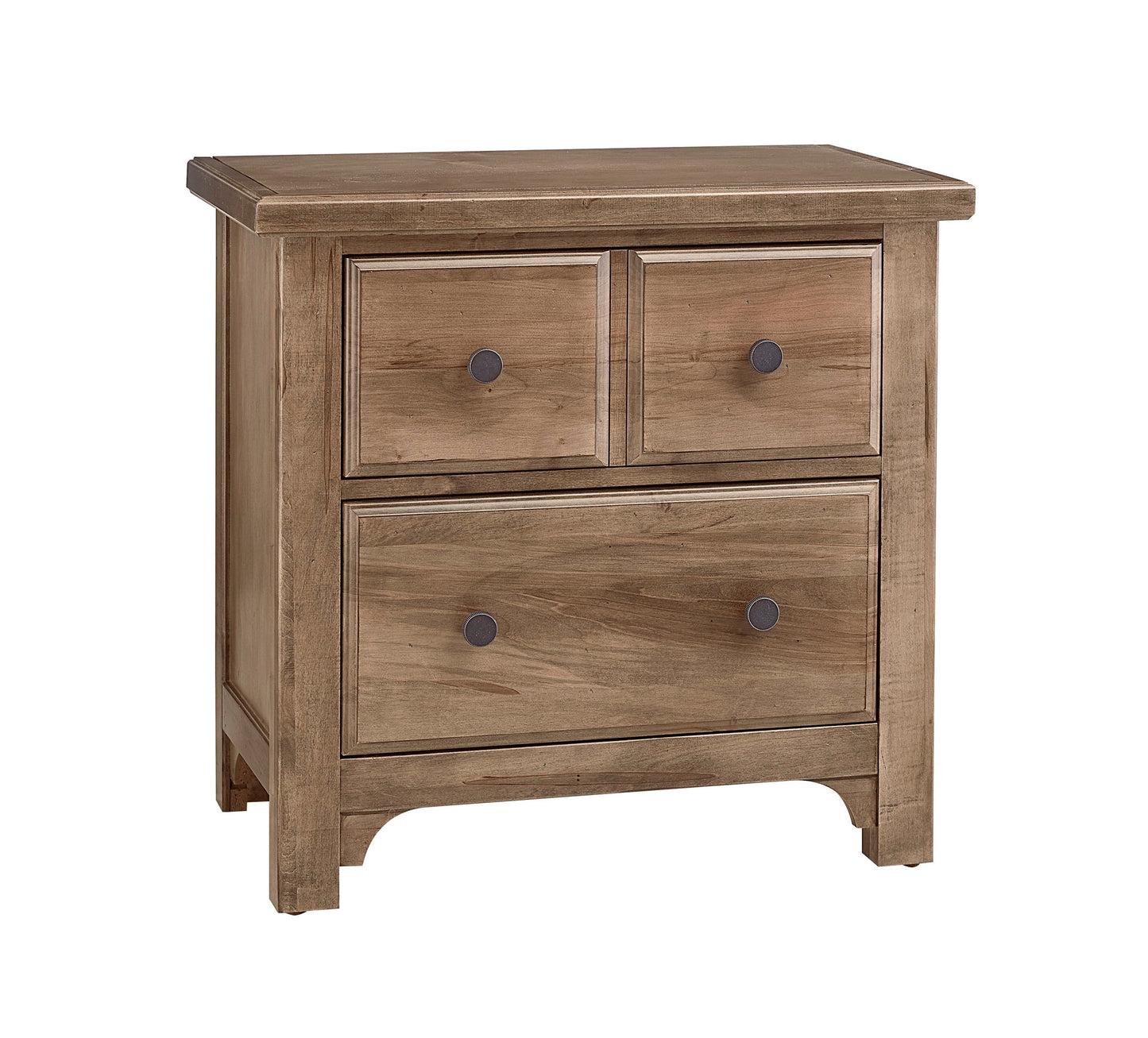 Cool Farmhouse - 2-Drawer Nightstand - Natural