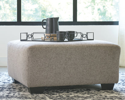 Ballinasloe - Platinum - Oversized Accent Ottoman