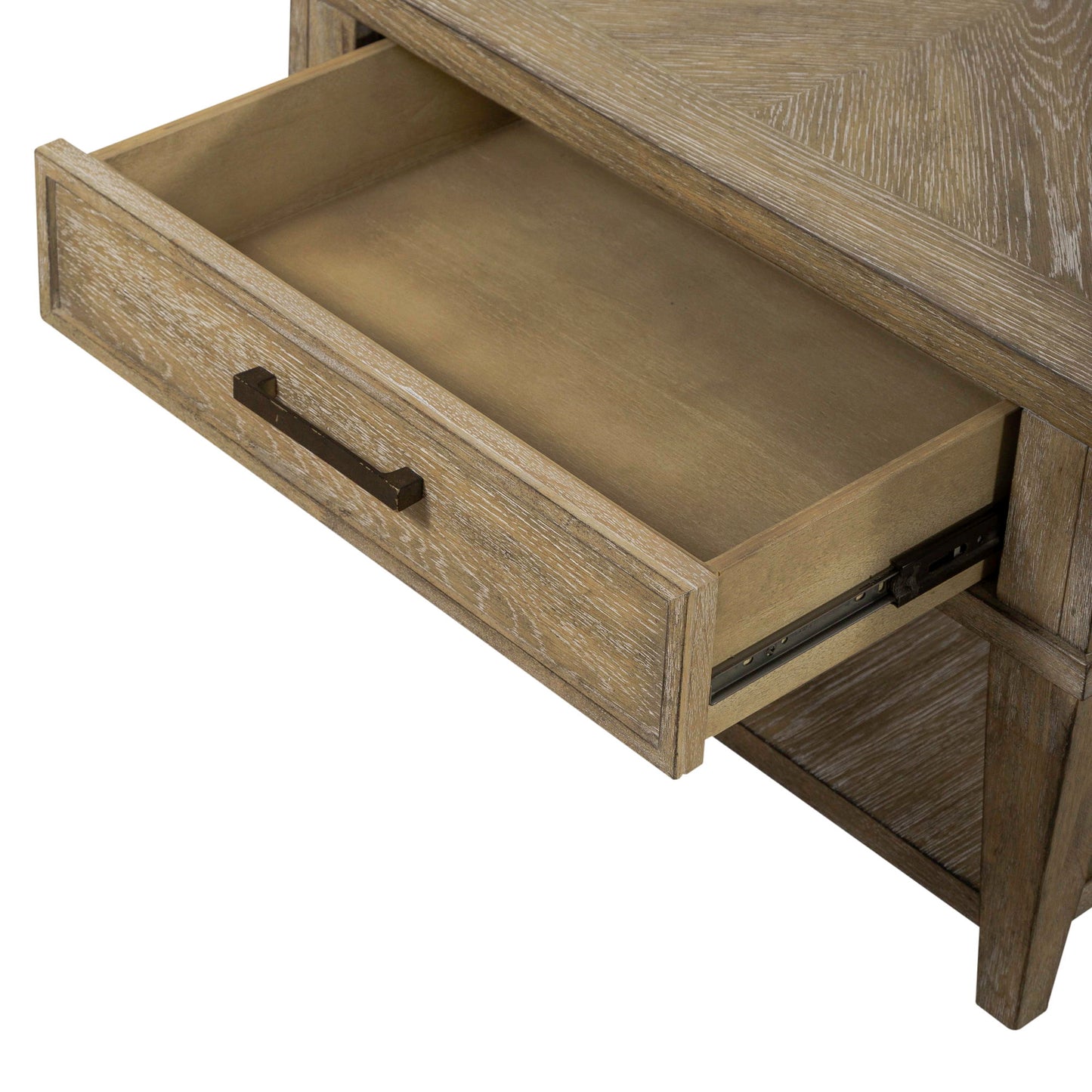 Devonshire - Drawer Cocktail Table - Weathered Sandstone