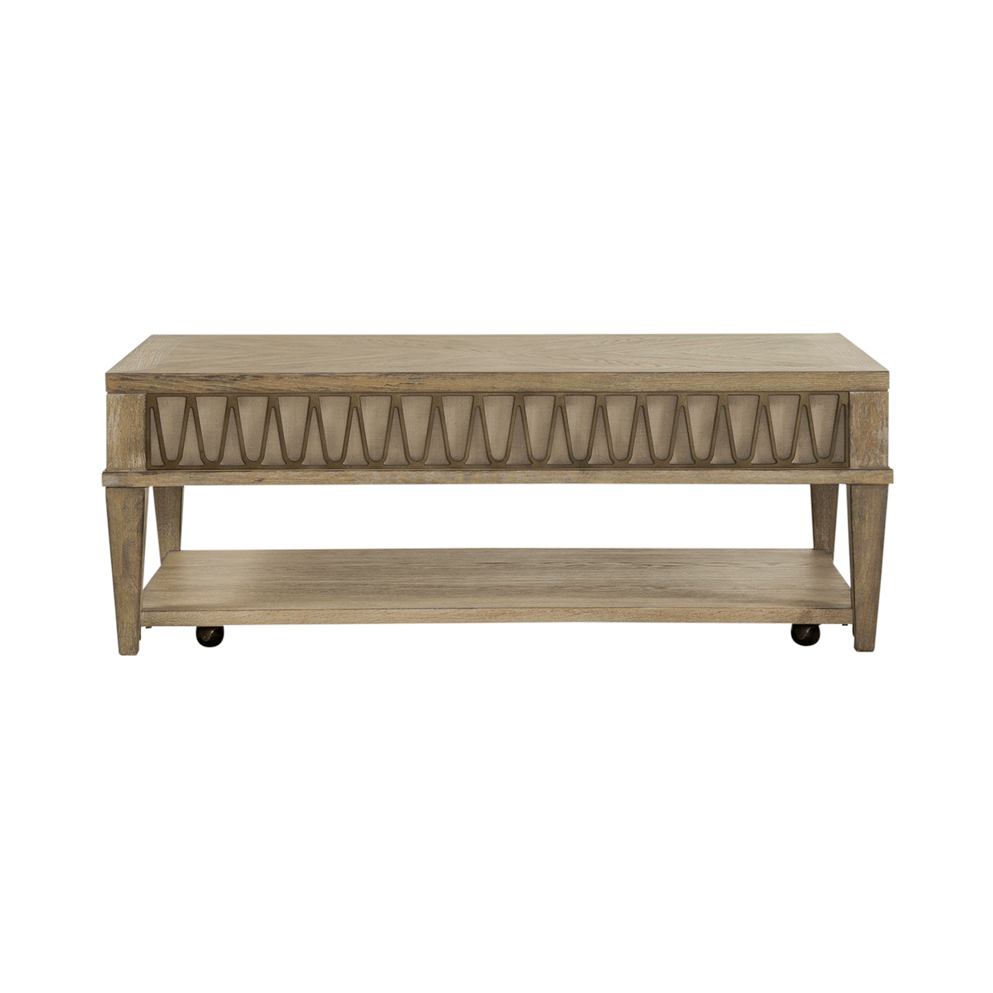 Devonshire - Drawer Cocktail Table - Weathered Sandstone