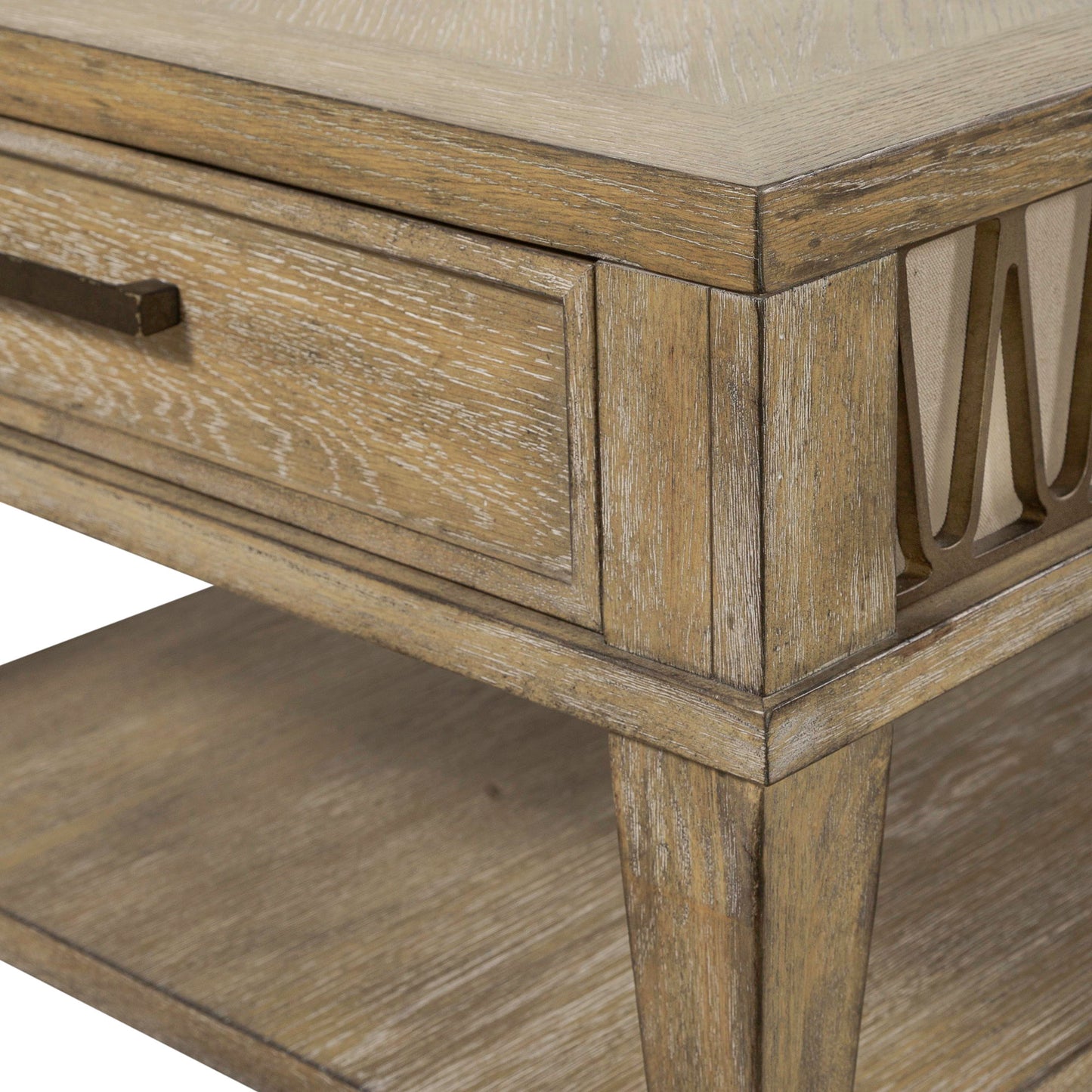 Devonshire - Drawer Cocktail Table - Weathered Sandstone