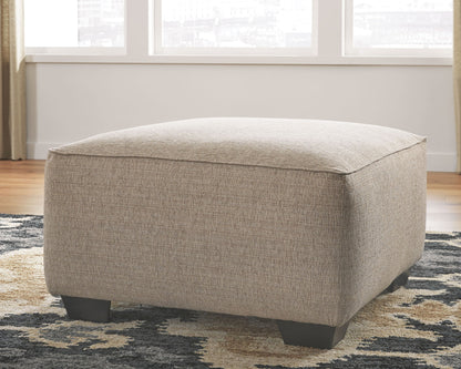 Baceno - Hemp - Oversized Accent Ottoman