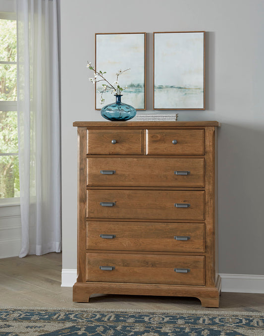 Lancaster County - 5 Drawer Chest - Light Brown