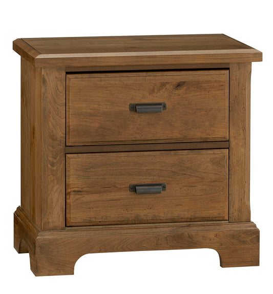 Lancaster County - 2 Drawer Nightstand - Light Brown