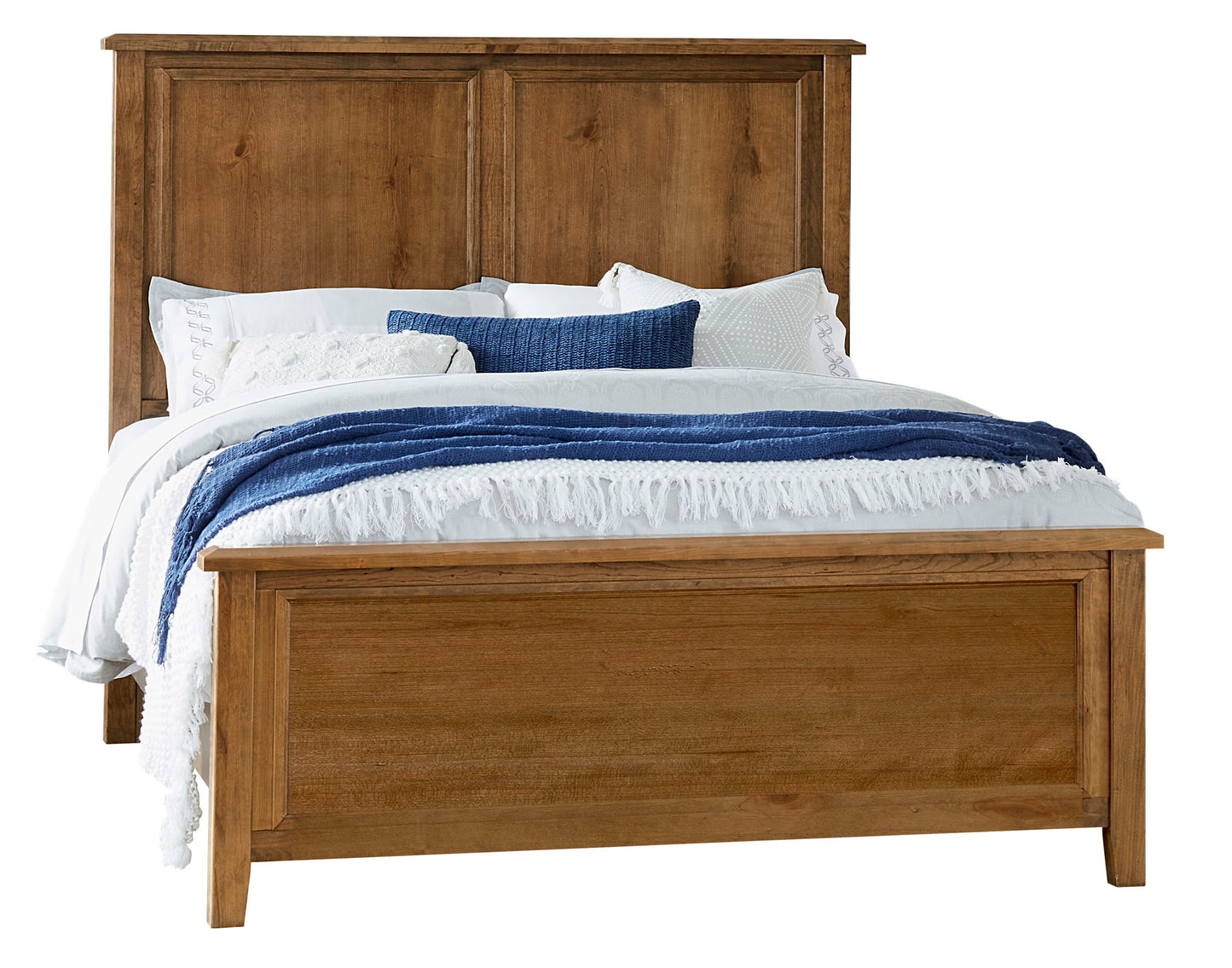 Lancaster County - Amish Queen Bed - Light Brown