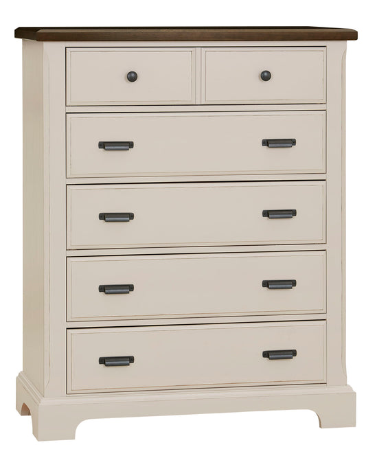 Lancaster County - 5 Drawer Chest - Two Tone Finish