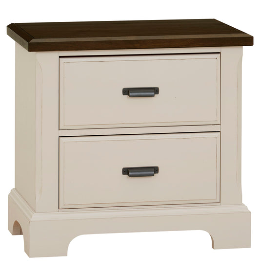 Lancaster County - 2 Drawer Nightstand - Two Tone Finish