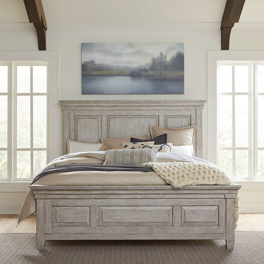 Heartland - King Panel Bed - White