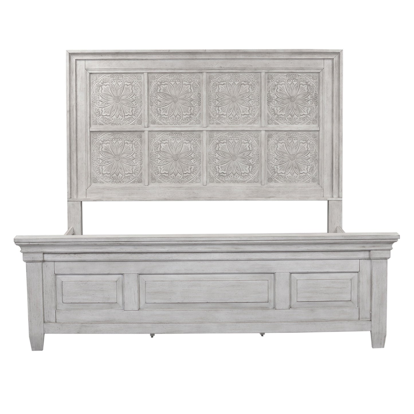 Heartland - Queen Panel Bed - White