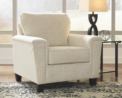 Abinger - Natural - 2 Pc. - Chair With Ottoman