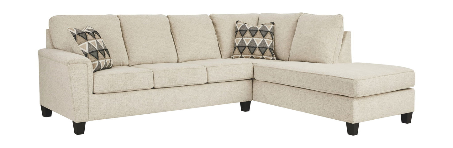 Abinger - Natural - Right Arm Facing Corner Chaise 2 Pc Sectional