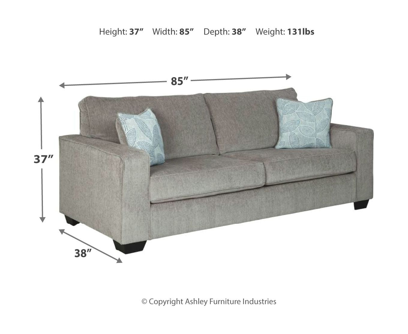 Altari - Light Gray - Sofa