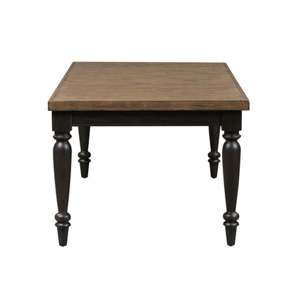 Harvest Home - Rectangular Leg Table - Light Brown