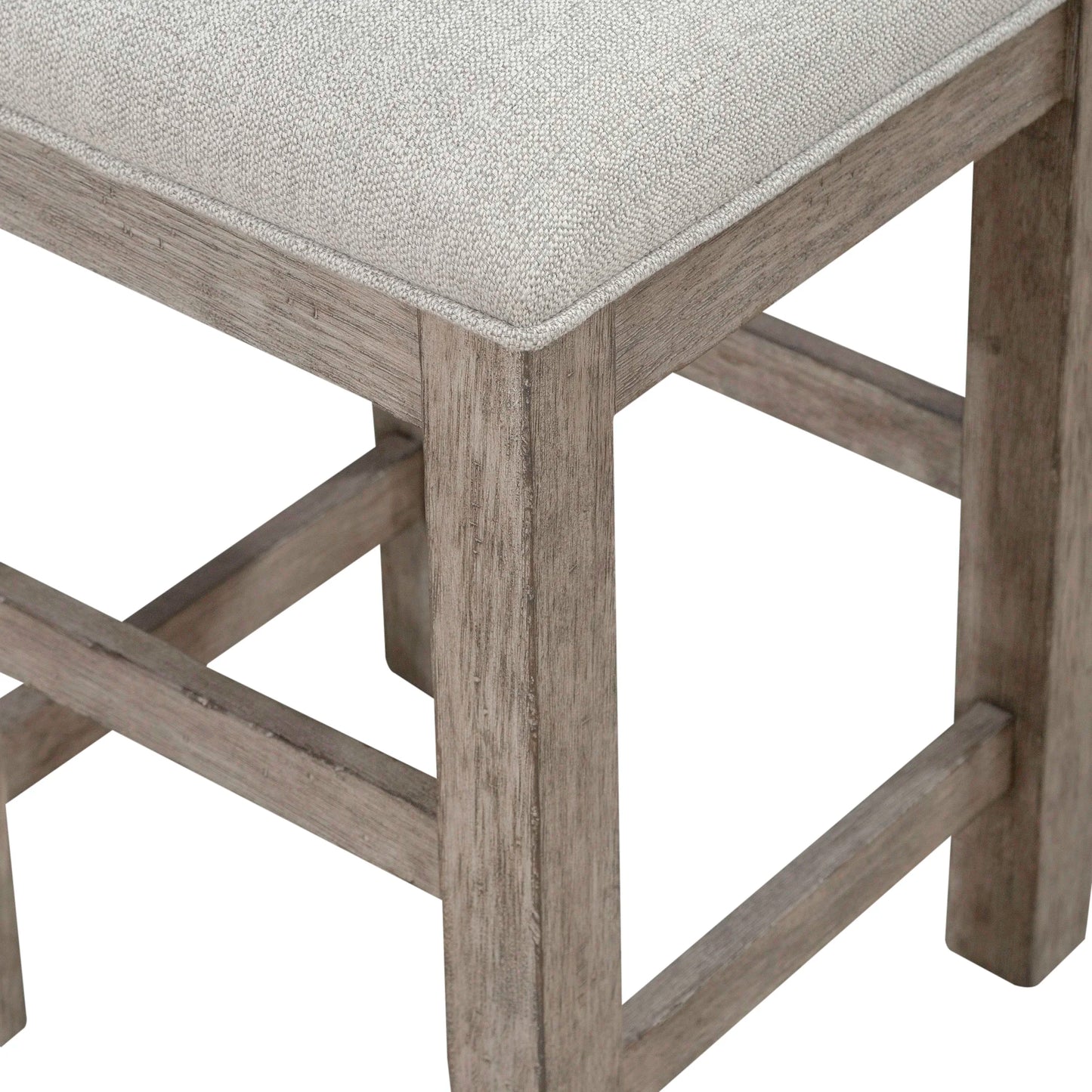 Skyview Lodge - Upholstered Console Stool - Light Brown