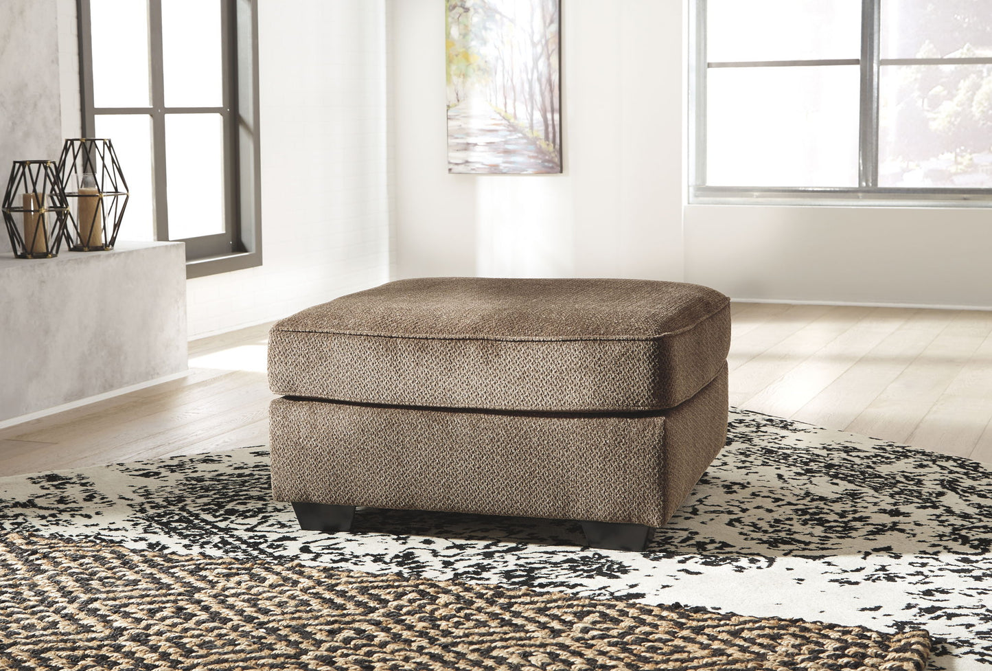 Graftin - Teak - Oversized Accent Ottoman