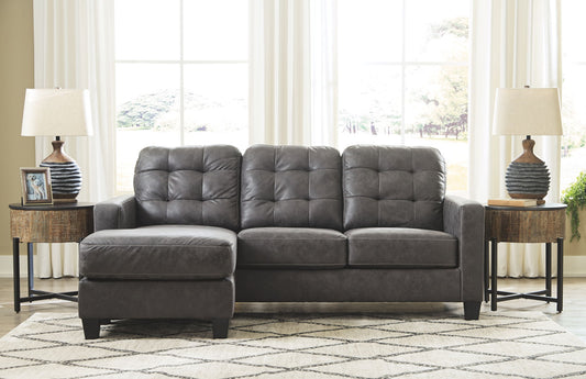 Venaldi - Gunmetal - Sofa Chaise