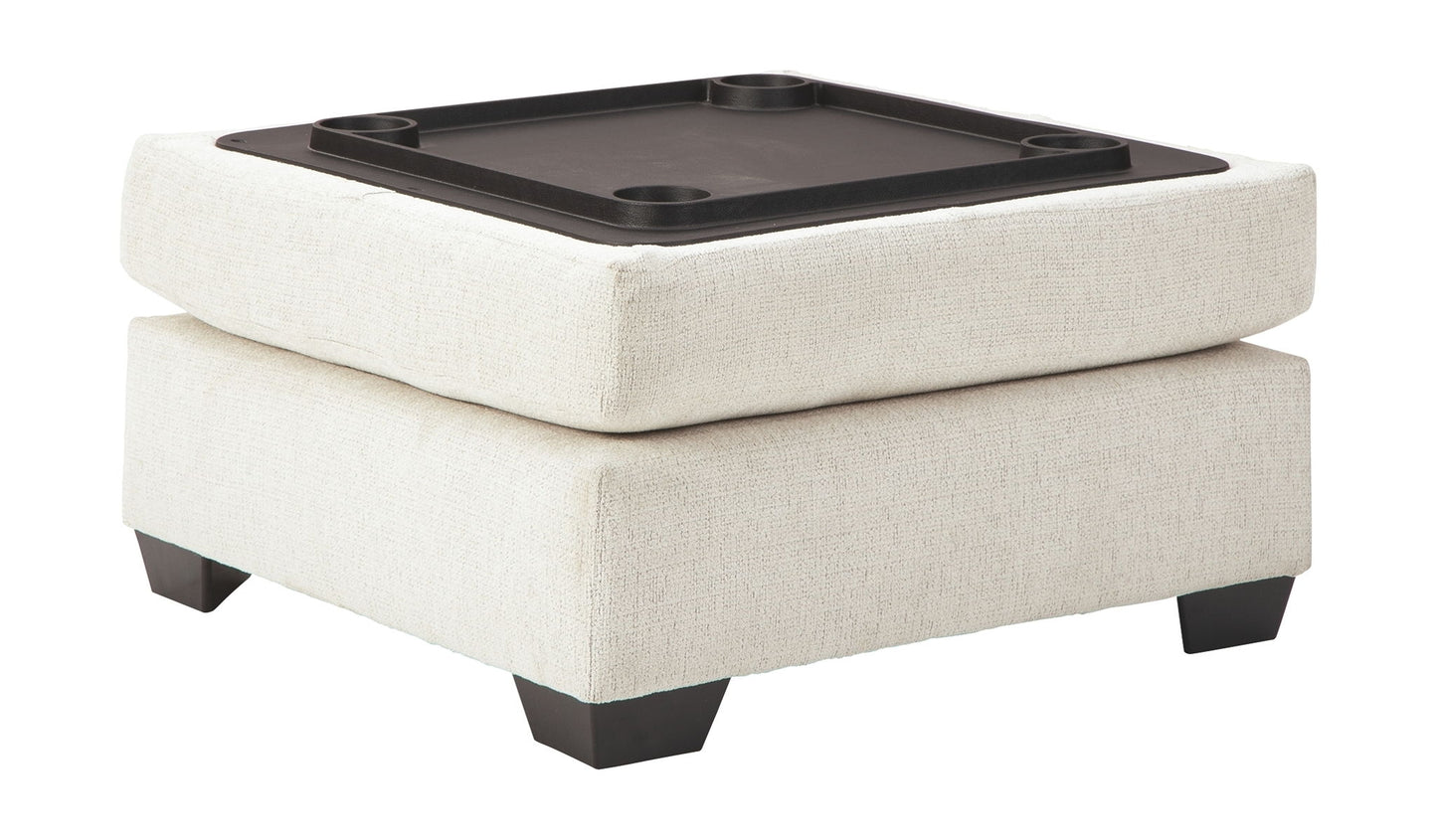 Cambri - Snow - Ottoman With Storage