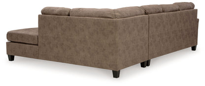 Navi - Fossil - 2-Piece Sectional Sofa With Raf Corner Chaise