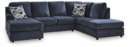 Albar Place - Cobalt - 2-Piece Sectional With Laf Sofa Chaise