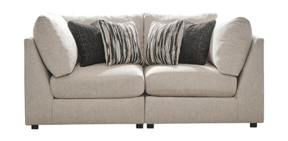Kellway - Bisque - Loveseat 2 Pc Sectional
