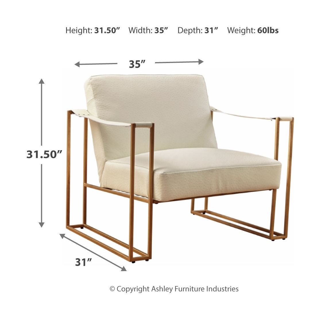 Kleemore - Cream - Accent Chair