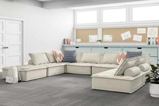 Bales - Taupe - 8-Piece Modular Seating