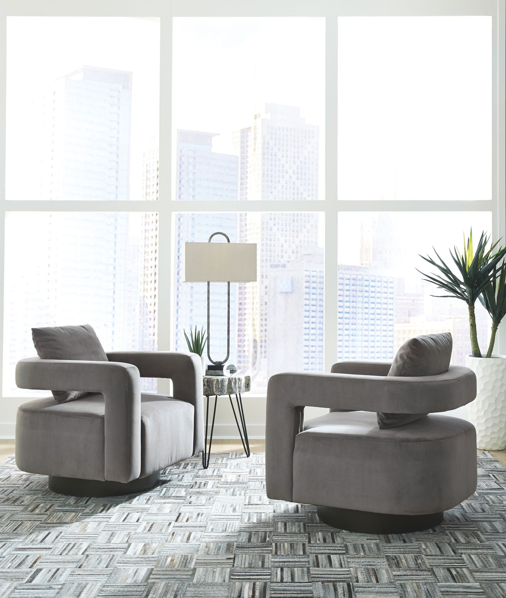 Alcoma Otter Swivel Accent Chair Furniture Warehouse Ohio
