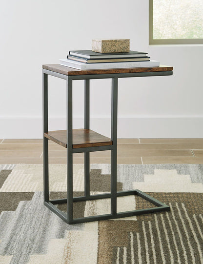 Forestmin - Natural / Black - Accent Table