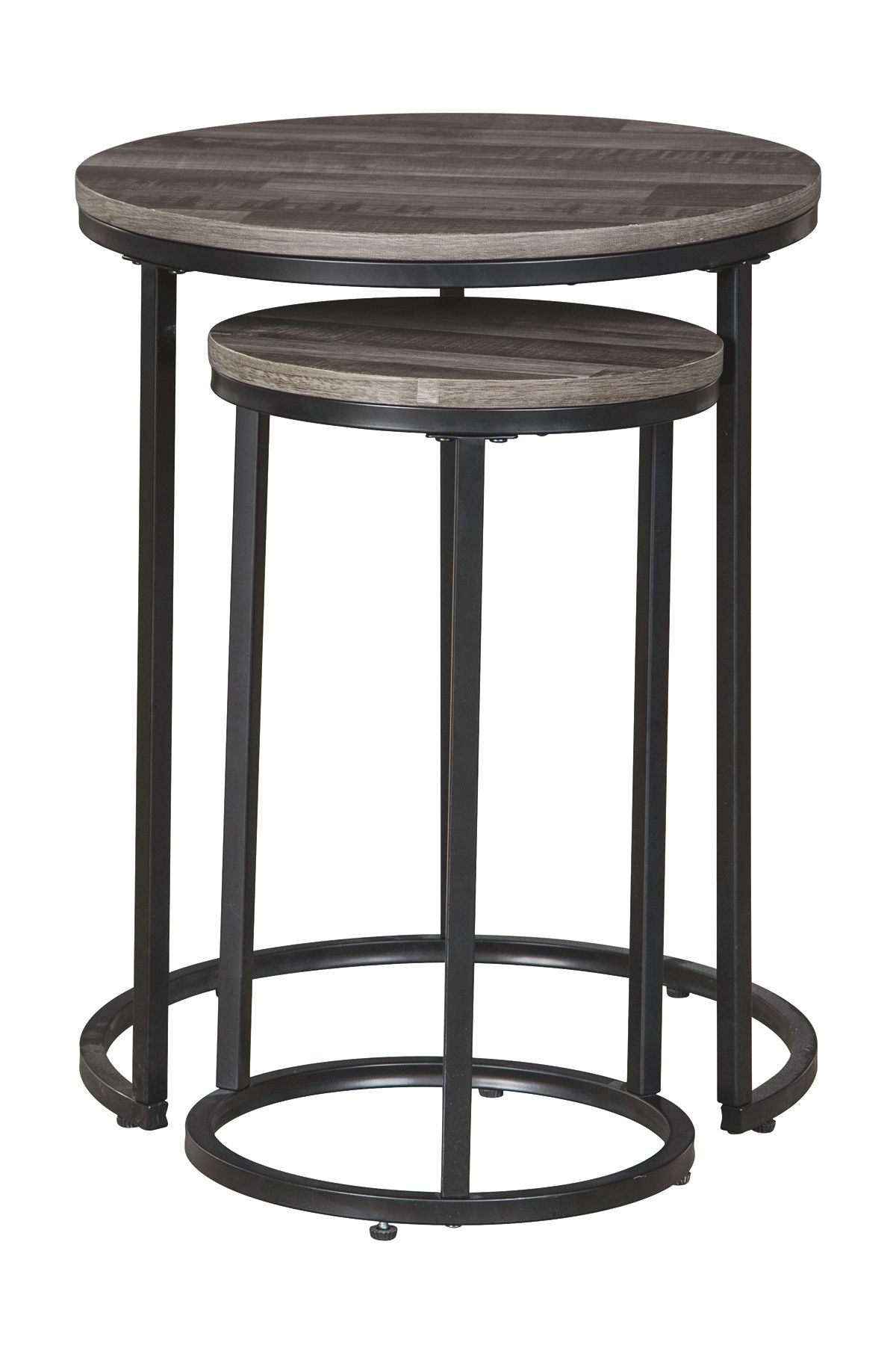 Briarsboro - Black / Gray - Accent Table Set (Set of 2)