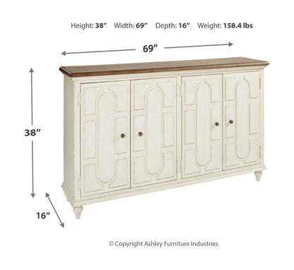 Roranville - Antique White - Accent Cabinet