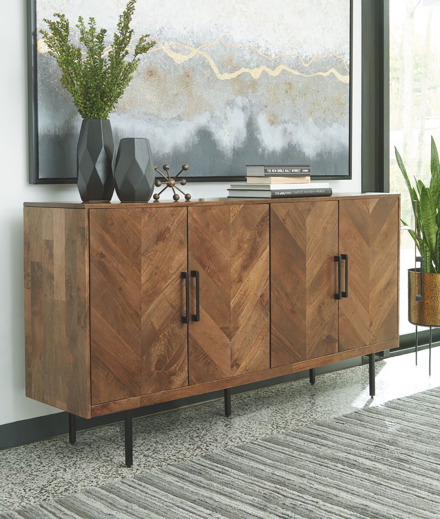 Prattville - Brown - Accent Cabinet