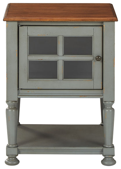 Mirimyn - Gray / Brown - Accent Cabinet