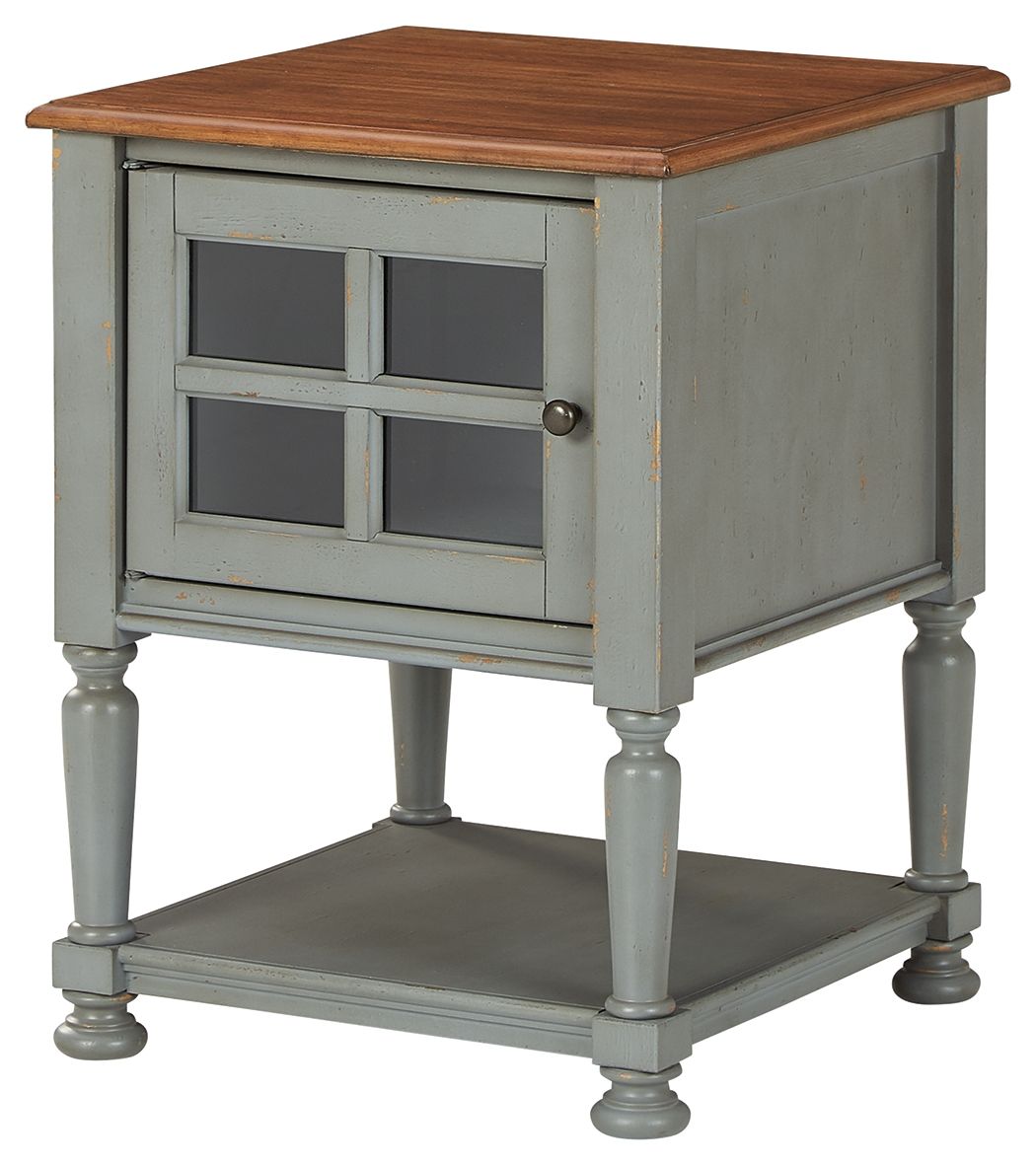 Mirimyn - Gray / Brown - Accent Cabinet