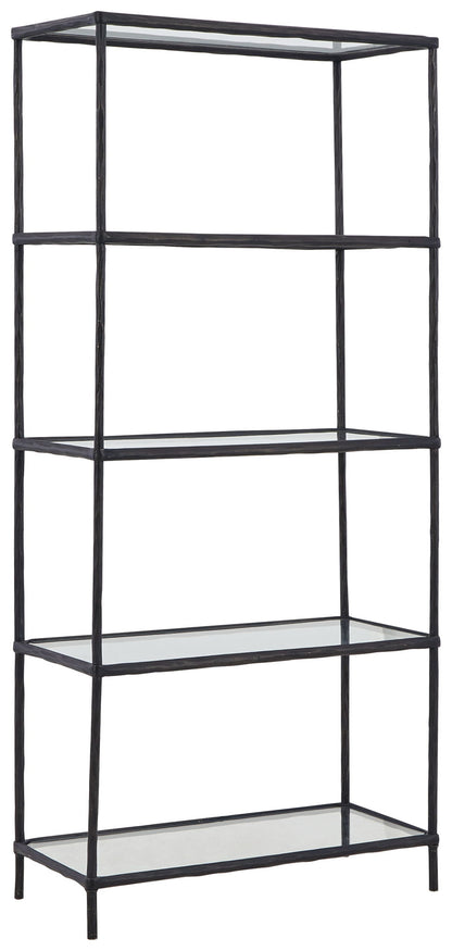 Ryandale - Antique Black - Bookcase