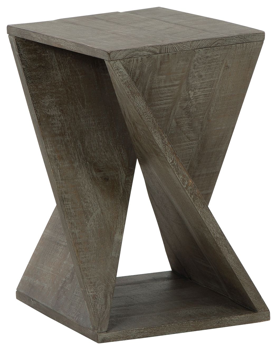 Zalemont - Distressed Gray - Accent Table