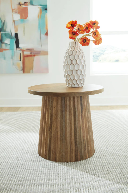 Ceilby - Natural - Accent Table
