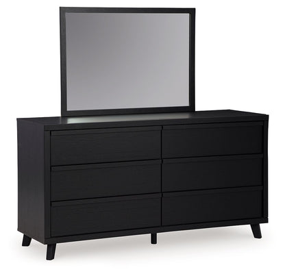 ikea dresser and mirror Danziar - Black