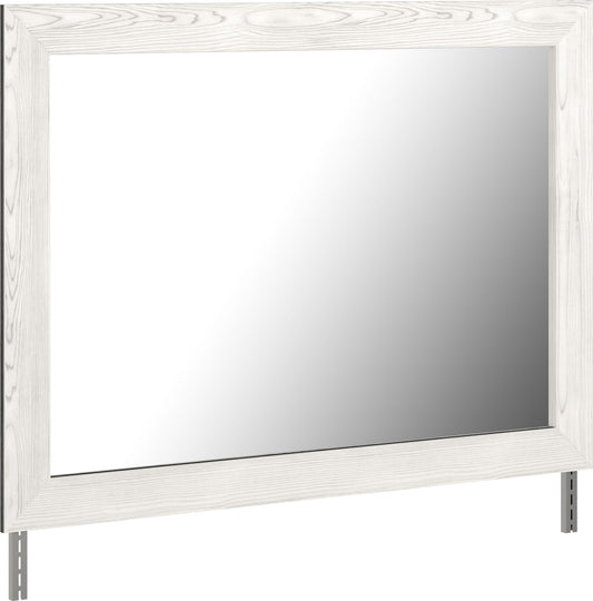 Gerridan - White / Gray - Bedroom Mirror