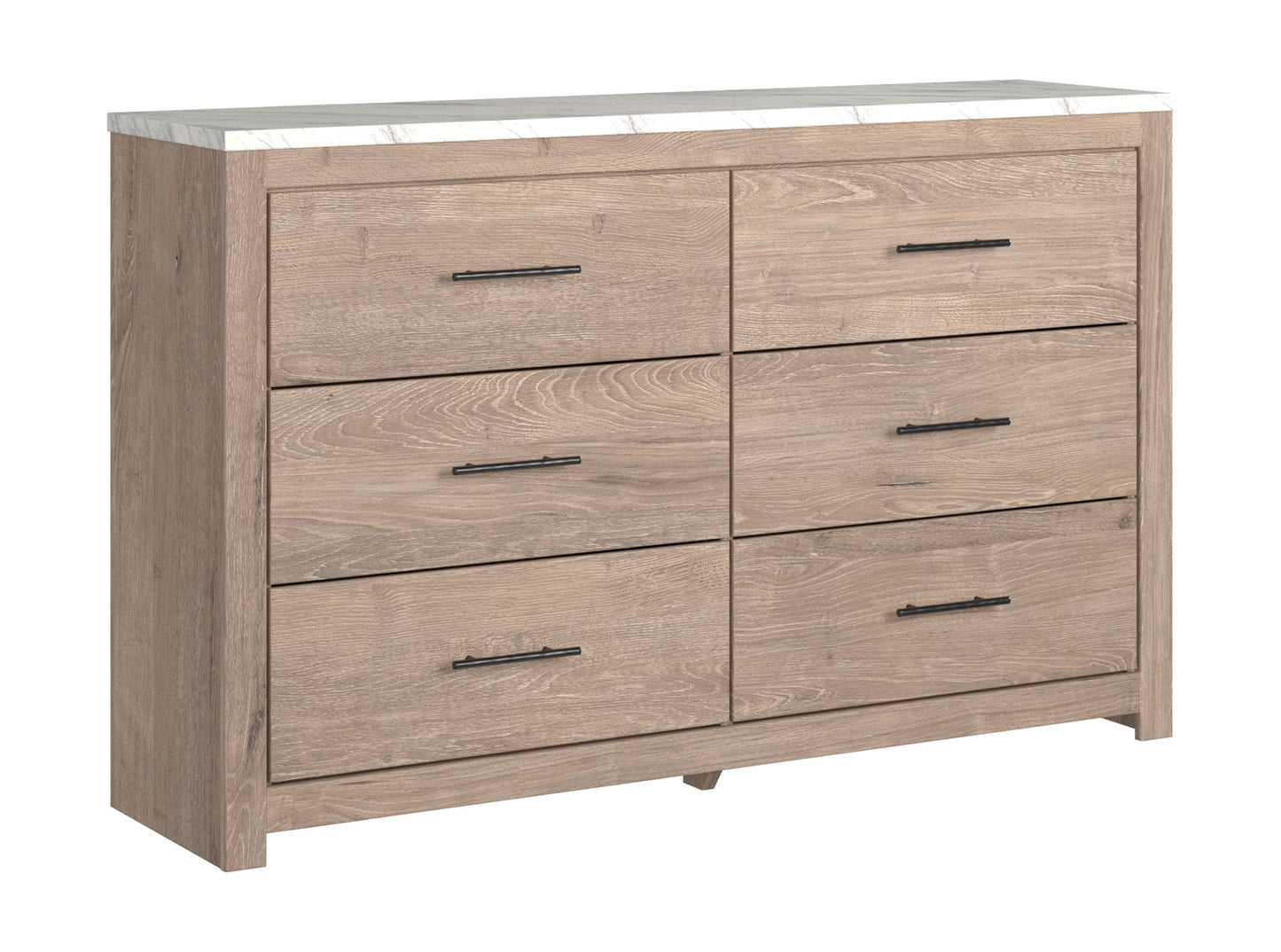 Senniberg - Light Brown - Six Drawer Dresser