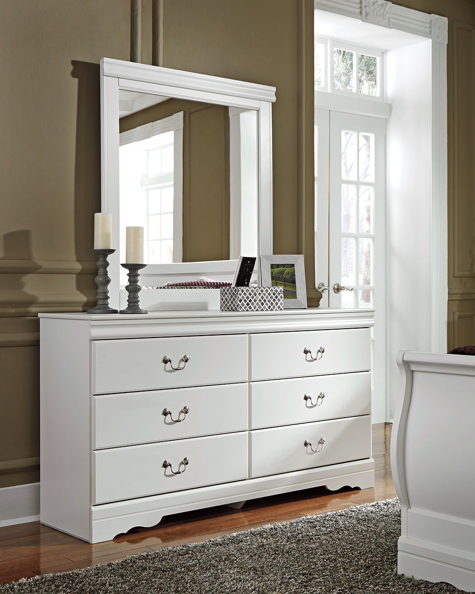 Anarasia - White - Dresser, Mirror